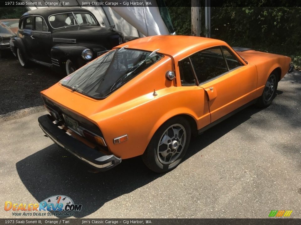 Orange 1973 Saab Sonett III Photo #9