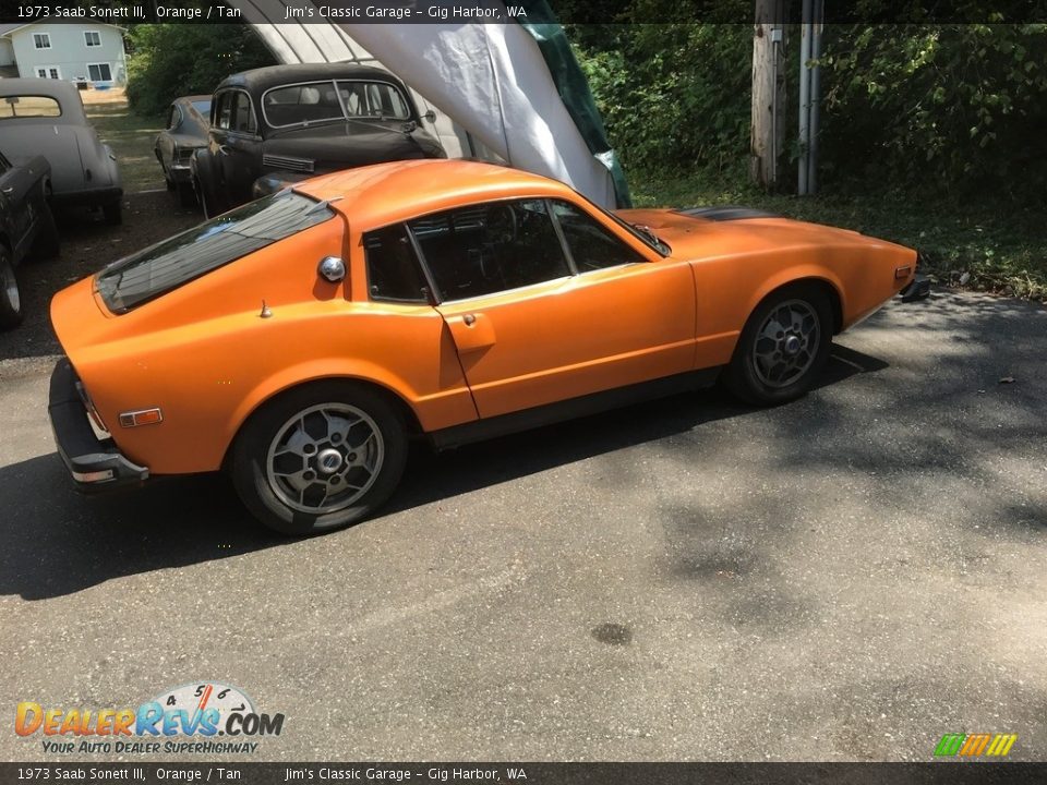 1973 Saab Sonett III Orange / Tan Photo #10