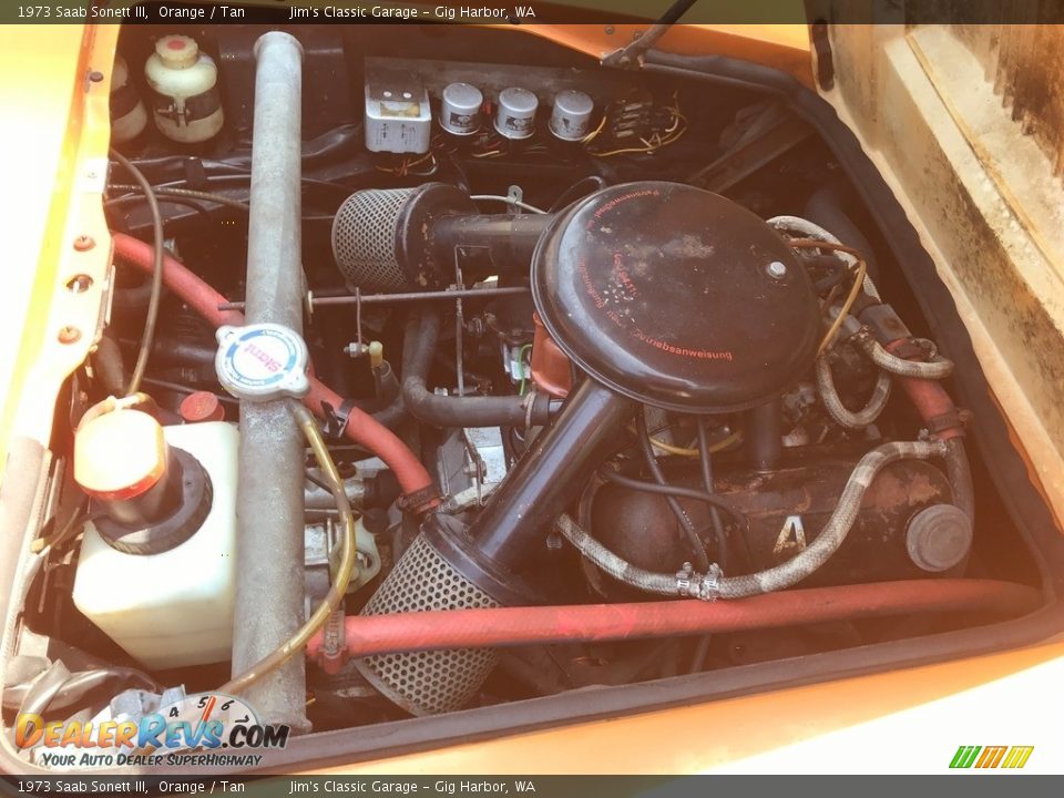 1973 Saab Sonett III 1.7 Liter OHV 8-Valve Ford Taunus V4 Engine Photo #26