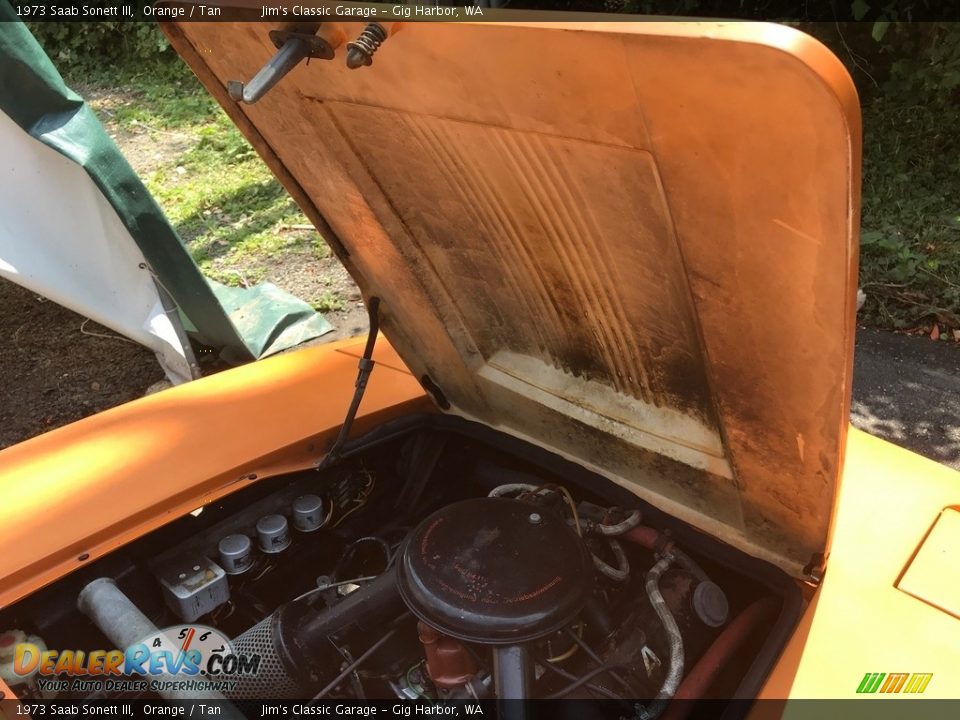 1973 Saab Sonett III Orange / Tan Photo #28