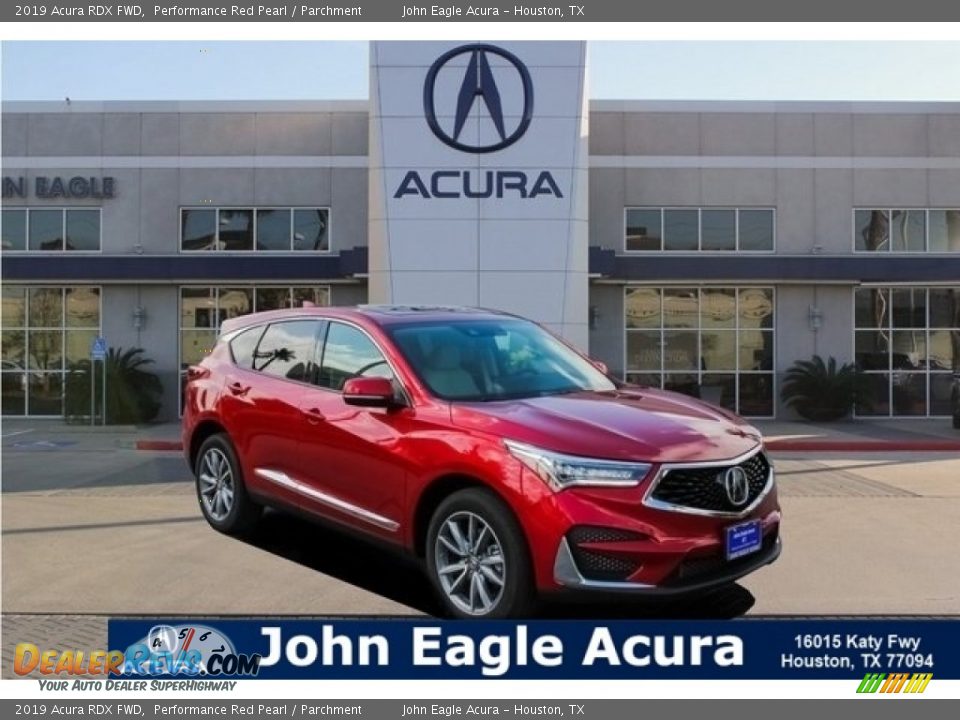 2019 Acura RDX FWD Performance Red Pearl / Parchment Photo #1