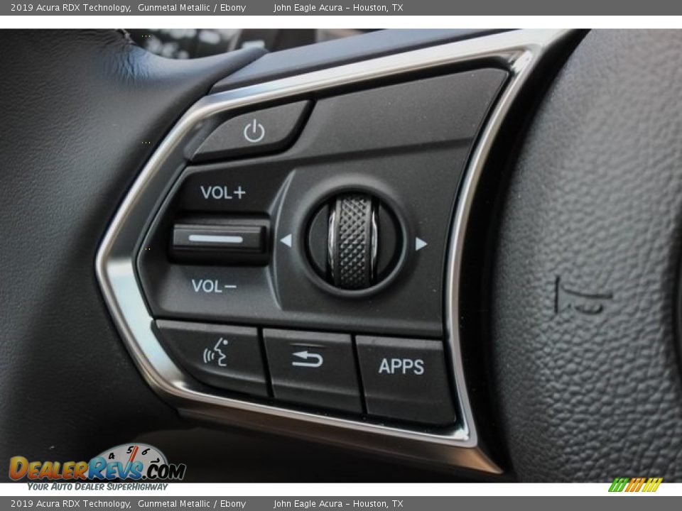 2019 Acura RDX Technology Gunmetal Metallic / Ebony Photo #36