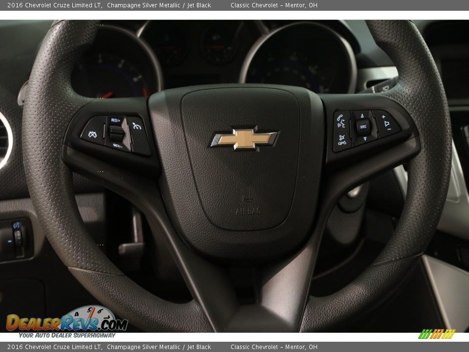 2016 Chevrolet Cruze Limited LT Champagne Silver Metallic / Jet Black Photo #6