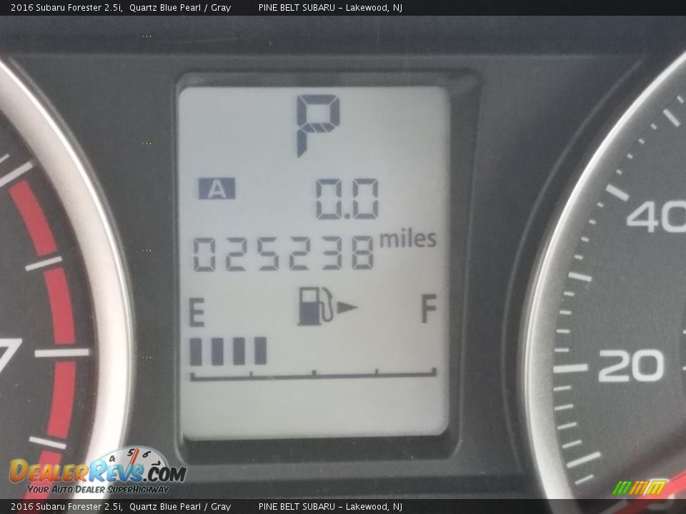 2016 Subaru Forester 2.5i Quartz Blue Pearl / Gray Photo #5