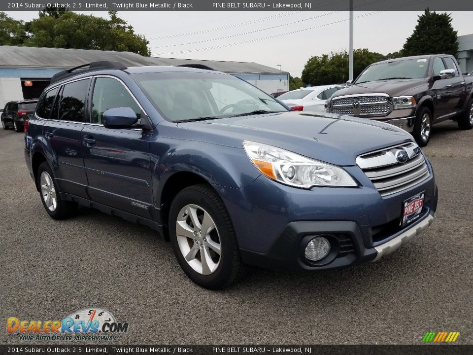 2014 Subaru Outback 2.5i Limited Twilight Blue Metallic / Black Photo #1