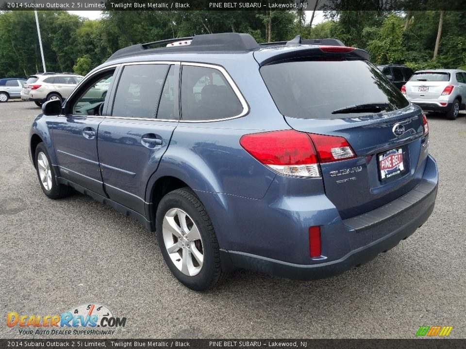 2014 Subaru Outback 2.5i Limited Twilight Blue Metallic / Black Photo #2