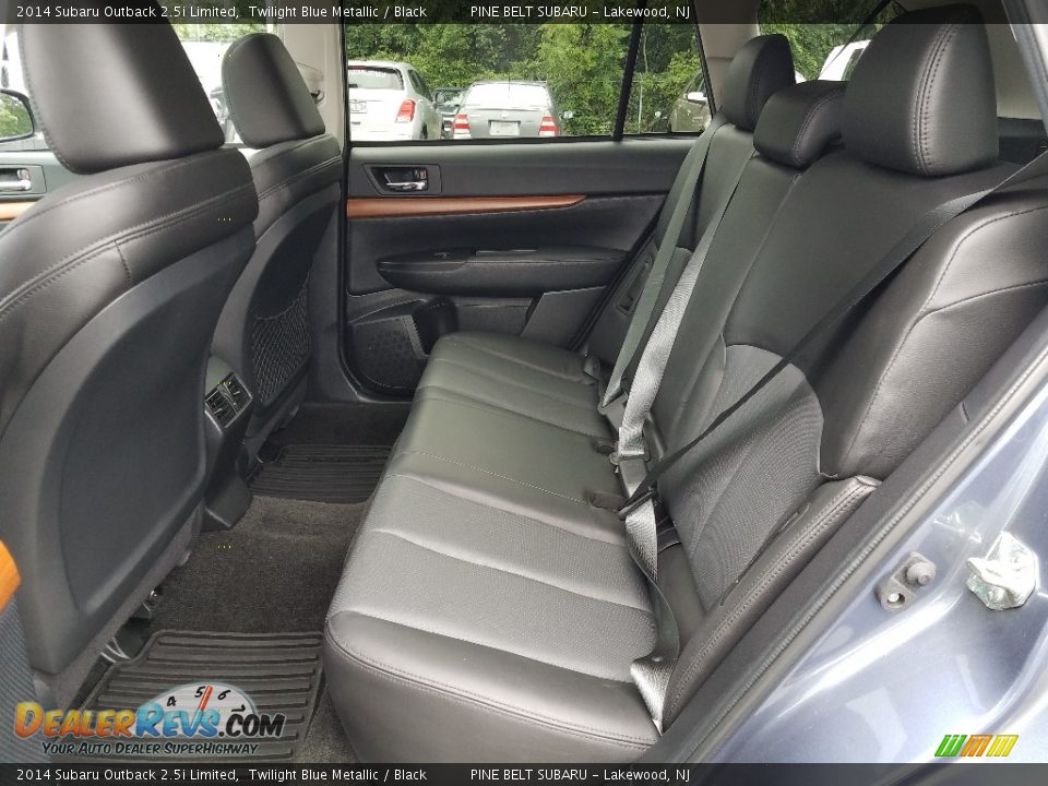 2014 Subaru Outback 2.5i Limited Twilight Blue Metallic / Black Photo #3