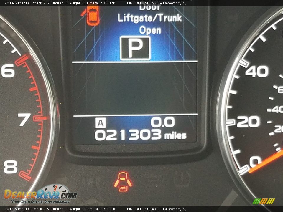 2014 Subaru Outback 2.5i Limited Twilight Blue Metallic / Black Photo #5