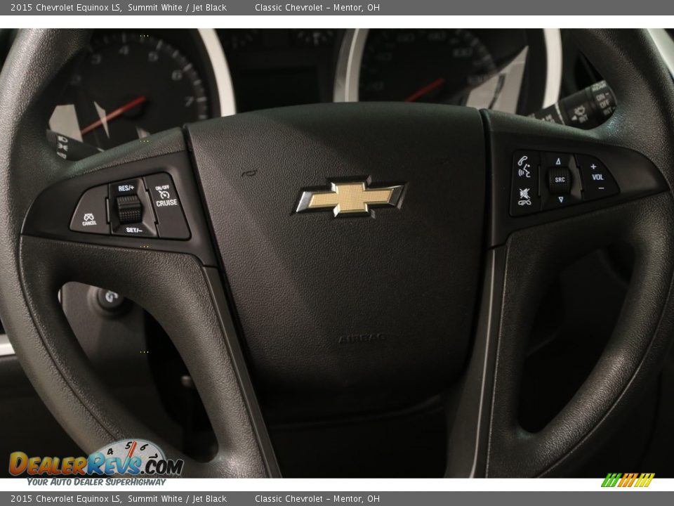 2015 Chevrolet Equinox LS Summit White / Jet Black Photo #7
