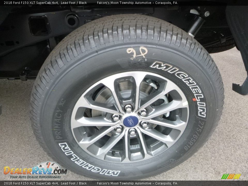 2018 Ford F150 XLT SuperCab 4x4 Lead Foot / Black Photo #7