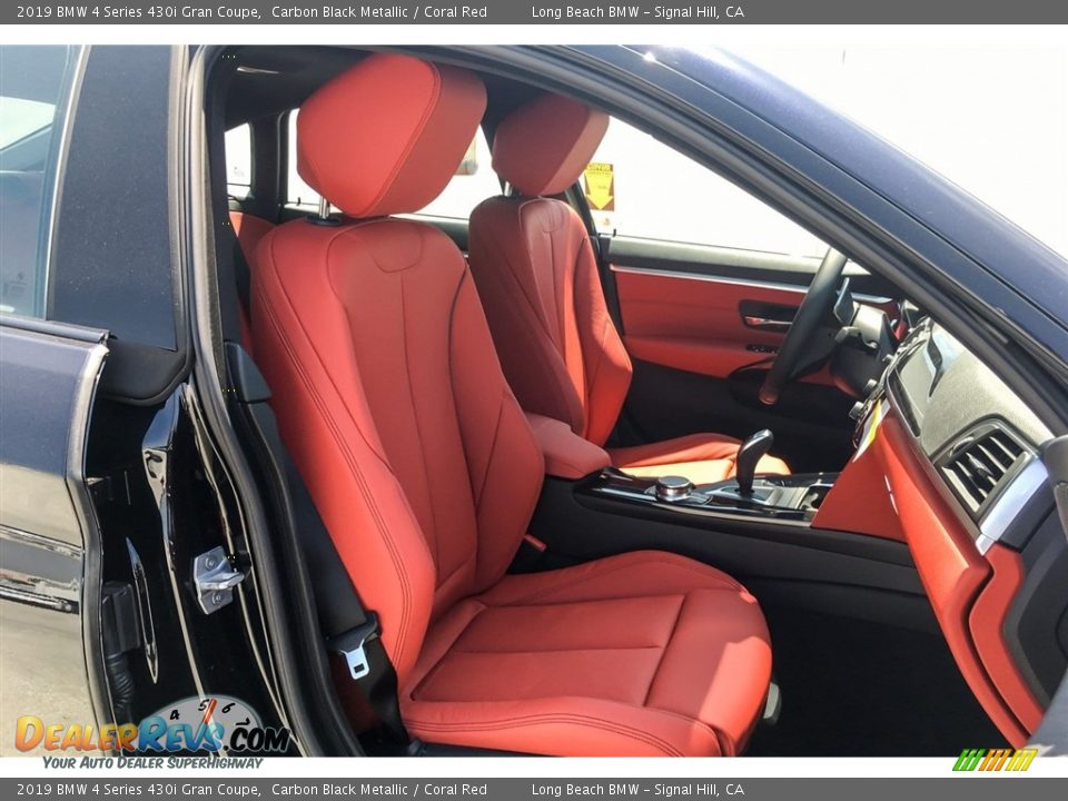 Coral Red Interior - 2019 BMW 4 Series 430i Gran Coupe Photo #2