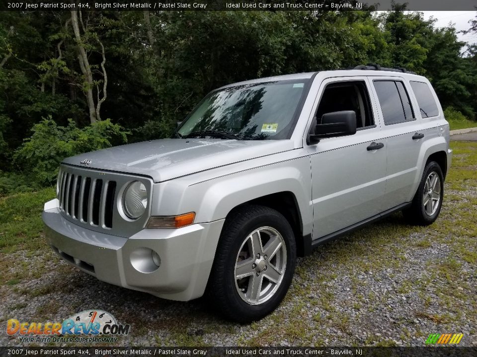 2007 Jeep Patriot Sport 4x4 Bright Silver Metallic / Pastel Slate Gray Photo #1