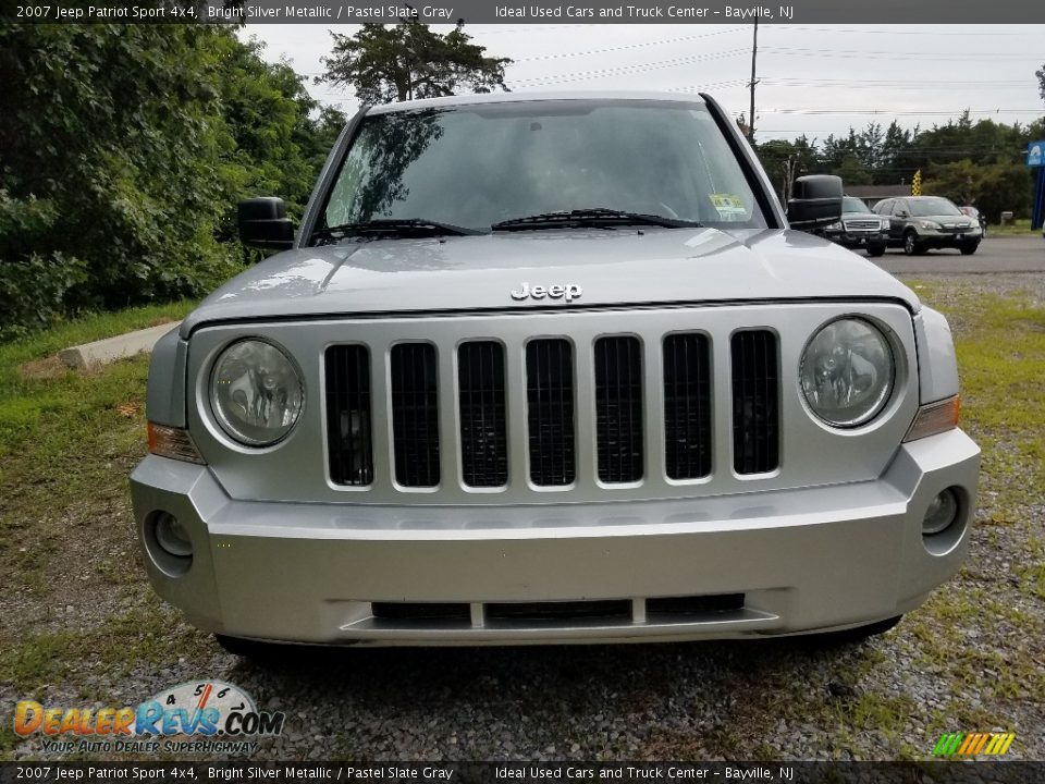 2007 Jeep Patriot Sport 4x4 Bright Silver Metallic / Pastel Slate Gray Photo #2