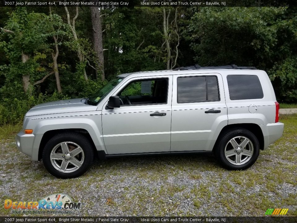 2007 Jeep Patriot Sport 4x4 Bright Silver Metallic / Pastel Slate Gray Photo #5