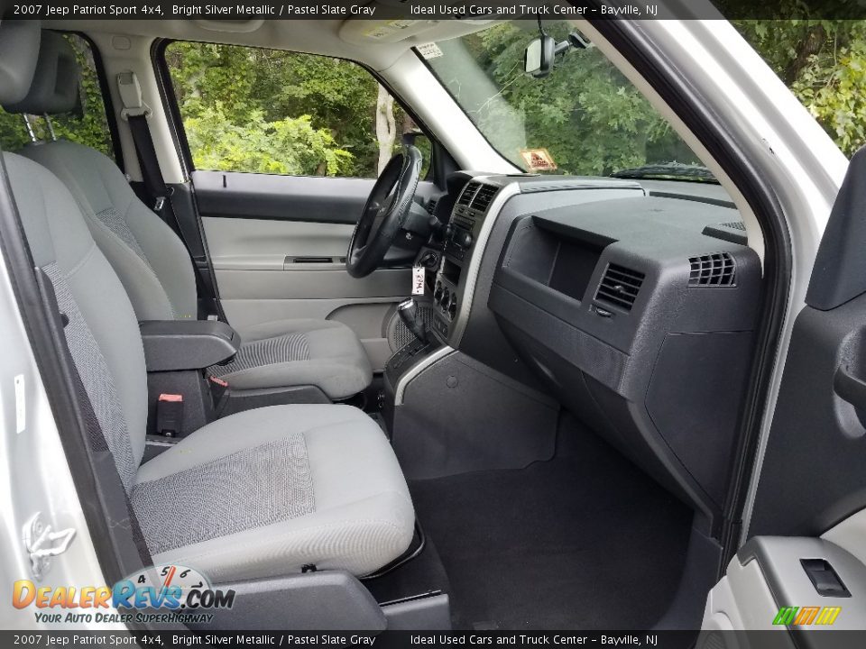 2007 Jeep Patriot Sport 4x4 Bright Silver Metallic / Pastel Slate Gray Photo #11