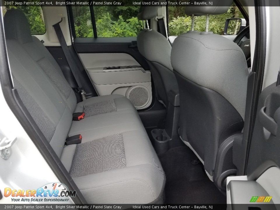 2007 Jeep Patriot Sport 4x4 Bright Silver Metallic / Pastel Slate Gray Photo #13