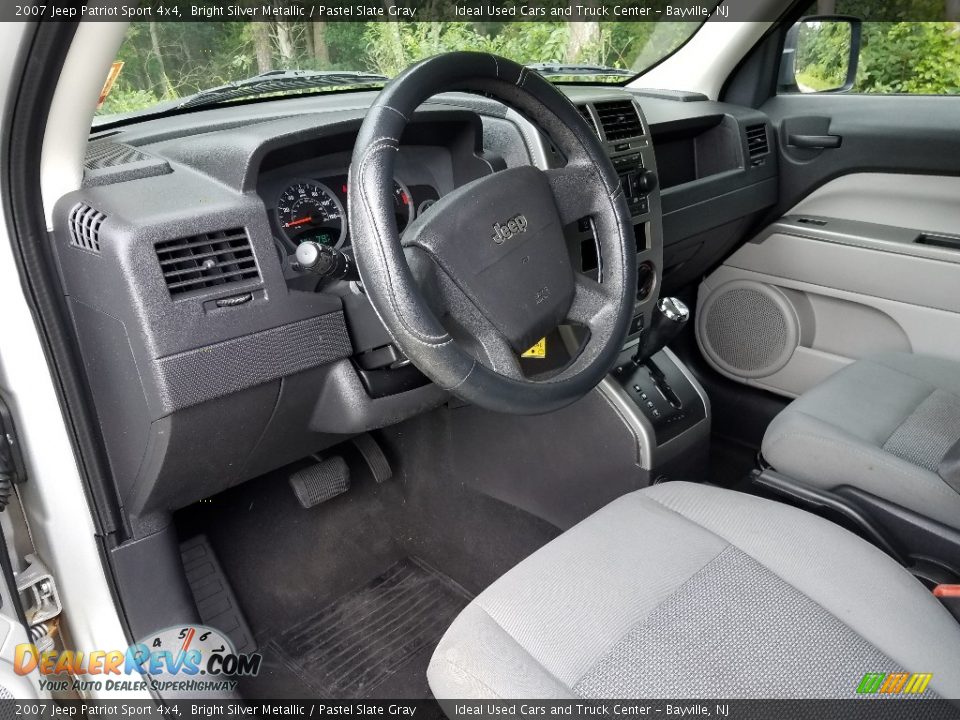 2007 Jeep Patriot Sport 4x4 Bright Silver Metallic / Pastel Slate Gray Photo #18