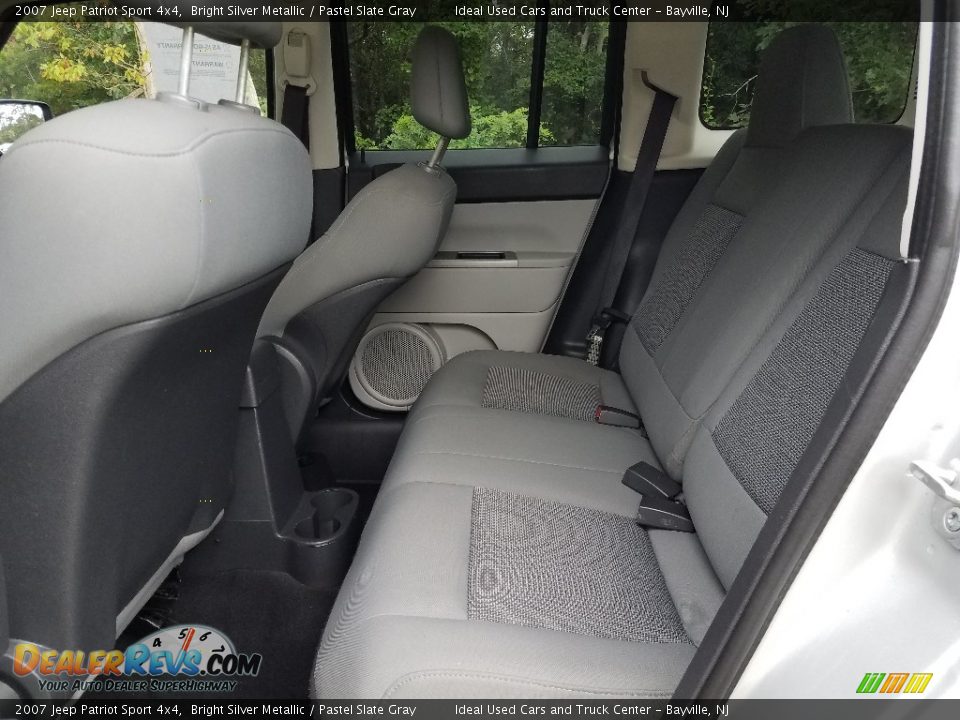 2007 Jeep Patriot Sport 4x4 Bright Silver Metallic / Pastel Slate Gray Photo #21