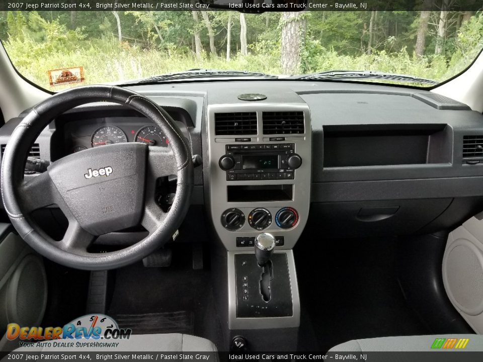 2007 Jeep Patriot Sport 4x4 Bright Silver Metallic / Pastel Slate Gray Photo #22