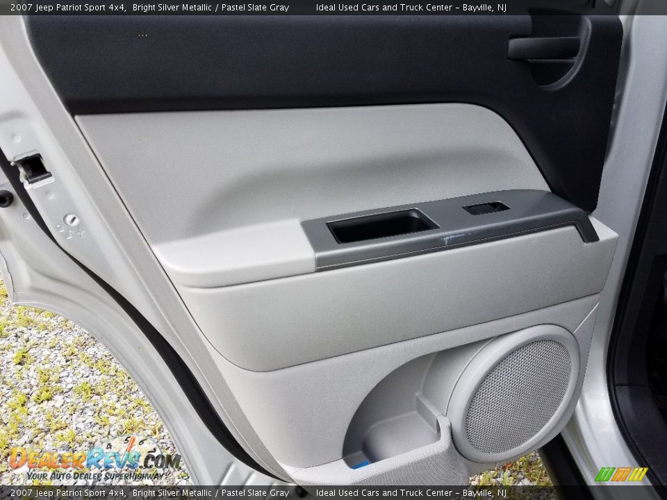 2007 Jeep Patriot Sport 4x4 Bright Silver Metallic / Pastel Slate Gray Photo #23