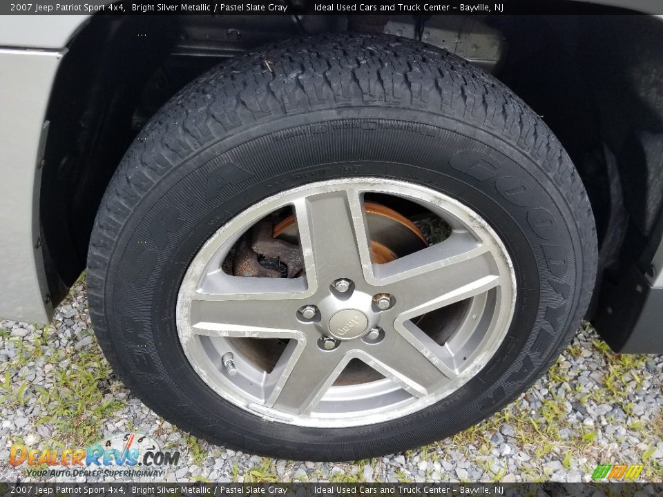 2007 Jeep Patriot Sport 4x4 Bright Silver Metallic / Pastel Slate Gray Photo #26
