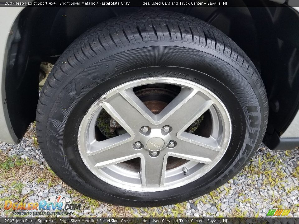 2007 Jeep Patriot Sport 4x4 Bright Silver Metallic / Pastel Slate Gray Photo #27