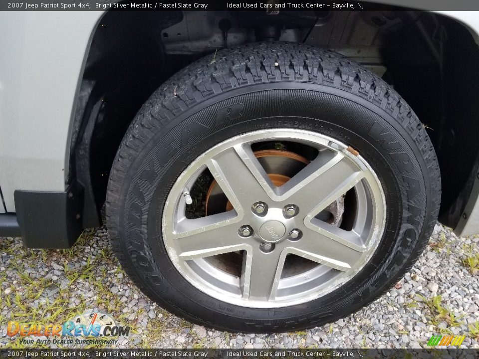 2007 Jeep Patriot Sport 4x4 Bright Silver Metallic / Pastel Slate Gray Photo #28