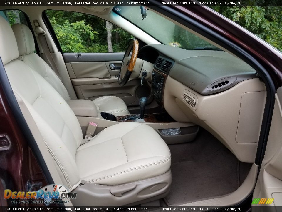 2000 Mercury Sable LS Premium Sedan Toreador Red Metallic / Medium Parchment Photo #5