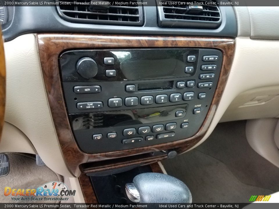 2000 Mercury Sable LS Premium Sedan Toreador Red Metallic / Medium Parchment Photo #11