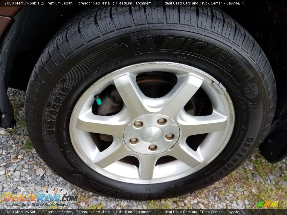2000 Mercury Sable LS Premium Sedan Toreador Red Metallic / Medium Parchment Photo #21