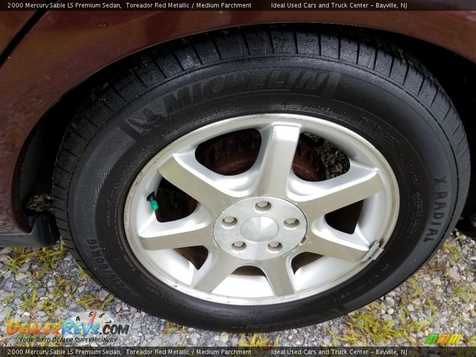 2000 Mercury Sable LS Premium Sedan Toreador Red Metallic / Medium Parchment Photo #22