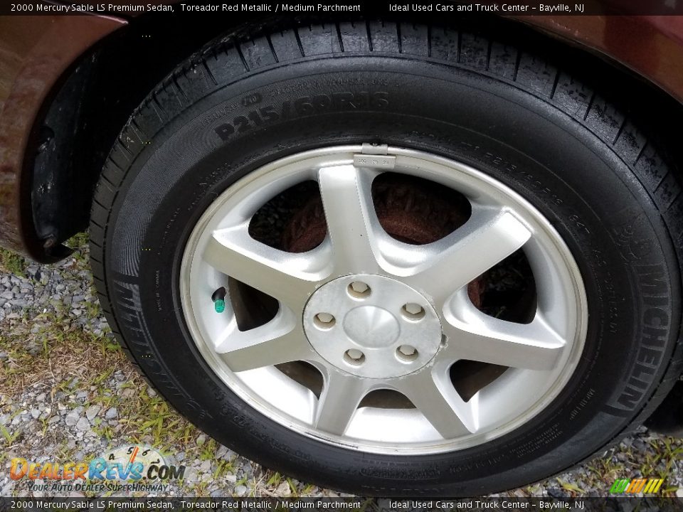 2000 Mercury Sable LS Premium Sedan Toreador Red Metallic / Medium Parchment Photo #23