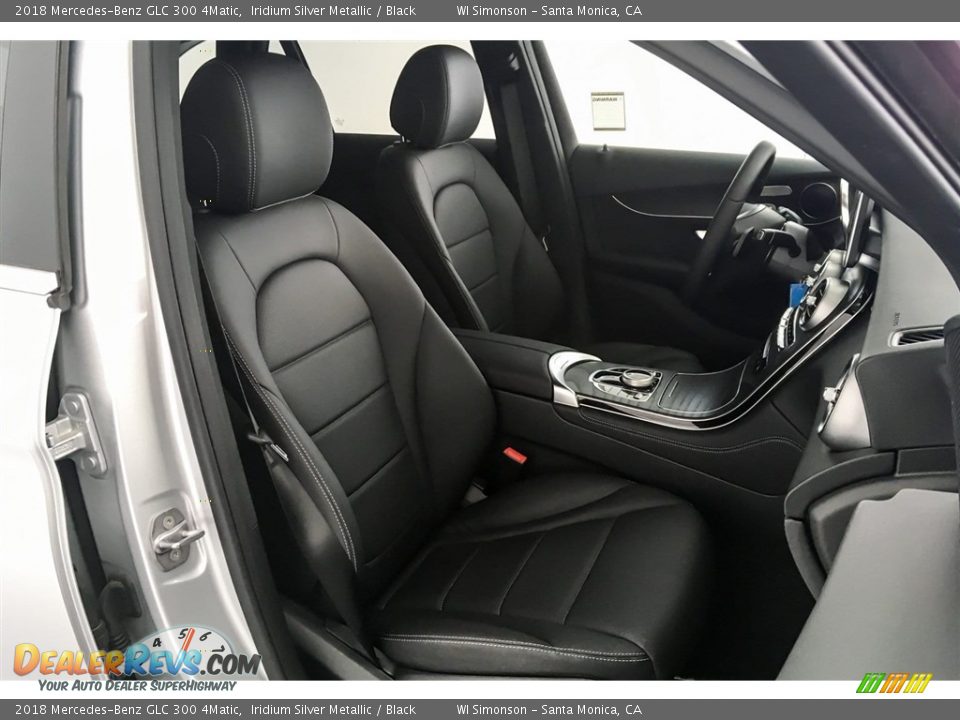 2018 Mercedes-Benz GLC 300 4Matic Iridium Silver Metallic / Black Photo #2