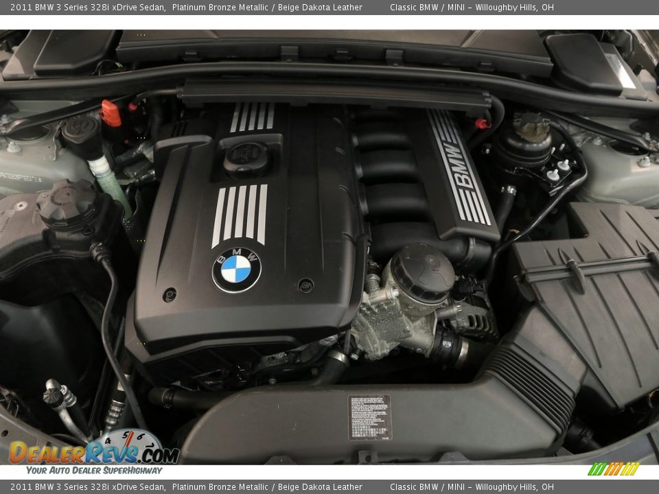 2011 BMW 3 Series 328i xDrive Sedan Platinum Bronze Metallic / Beige Dakota Leather Photo #19