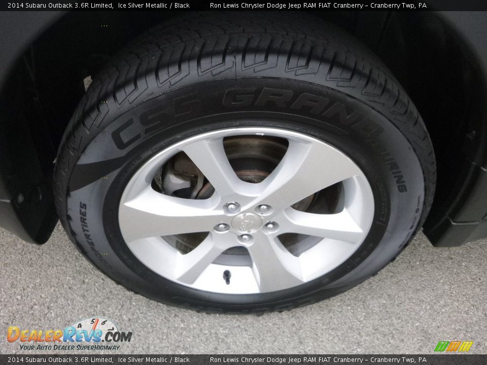 2014 Subaru Outback 3.6R Limited Ice Silver Metallic / Black Photo #9
