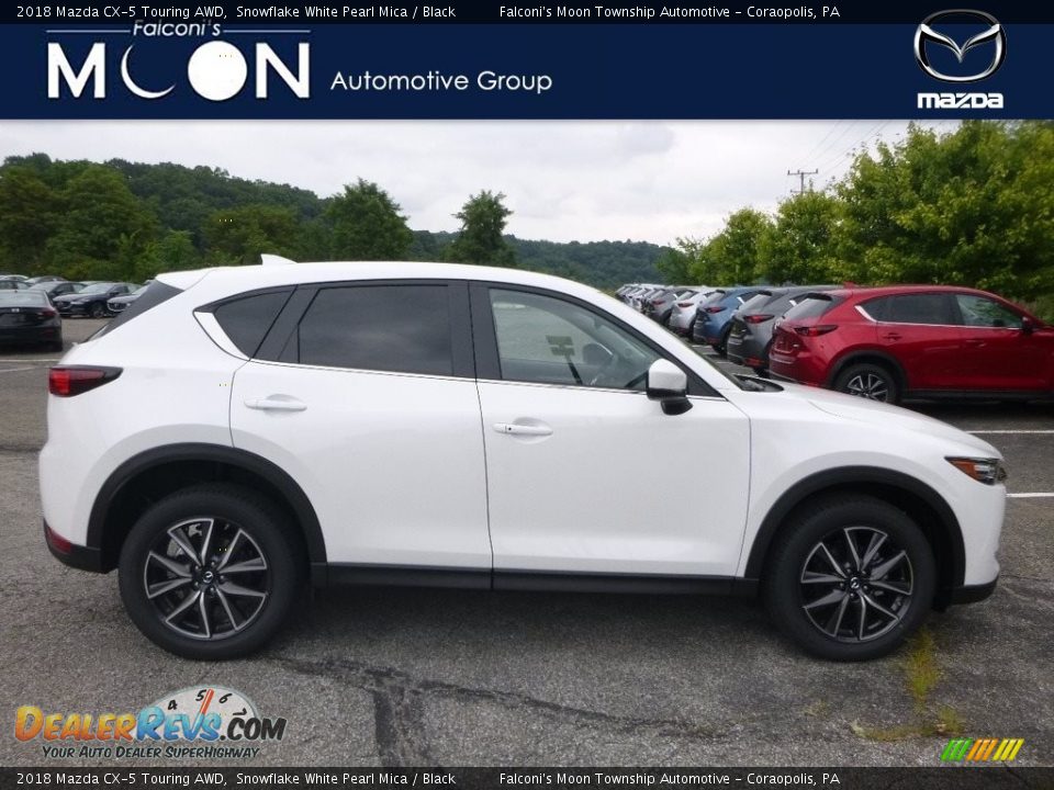 2018 Mazda CX-5 Touring AWD Snowflake White Pearl Mica / Black Photo #1