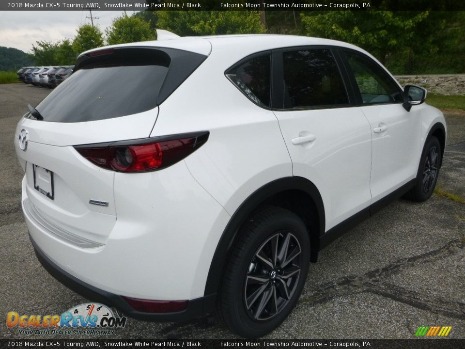 2018 Mazda CX-5 Touring AWD Snowflake White Pearl Mica / Black Photo #2