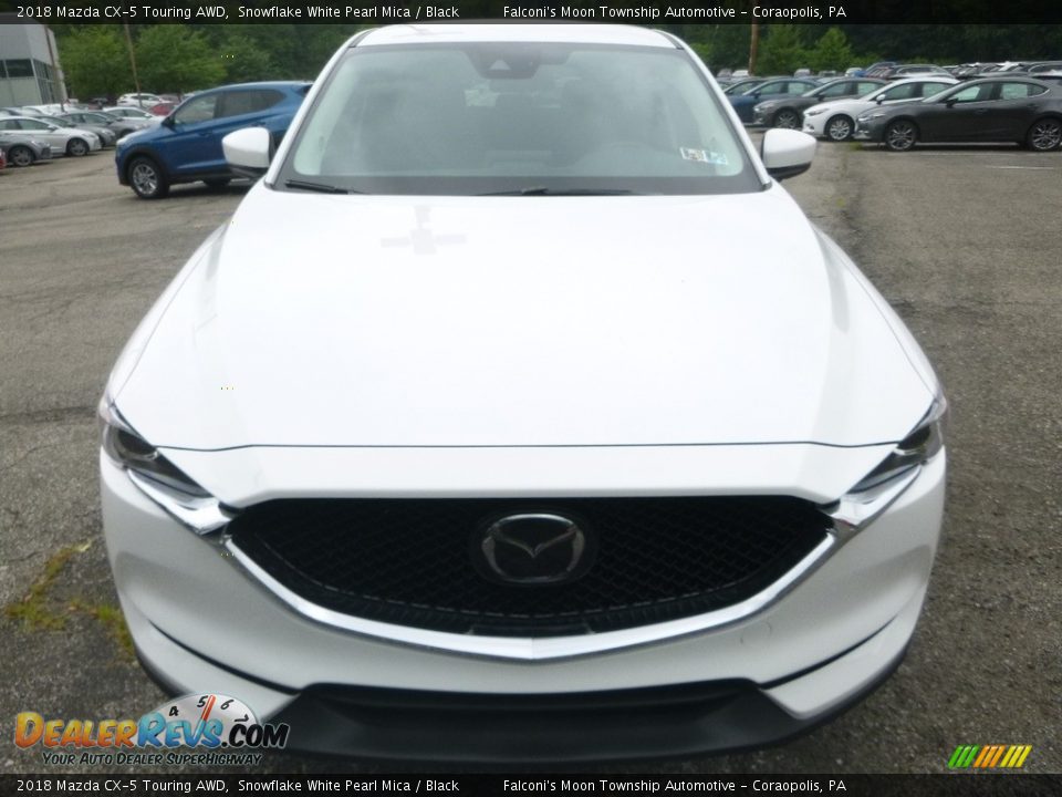 2018 Mazda CX-5 Touring AWD Snowflake White Pearl Mica / Black Photo #4