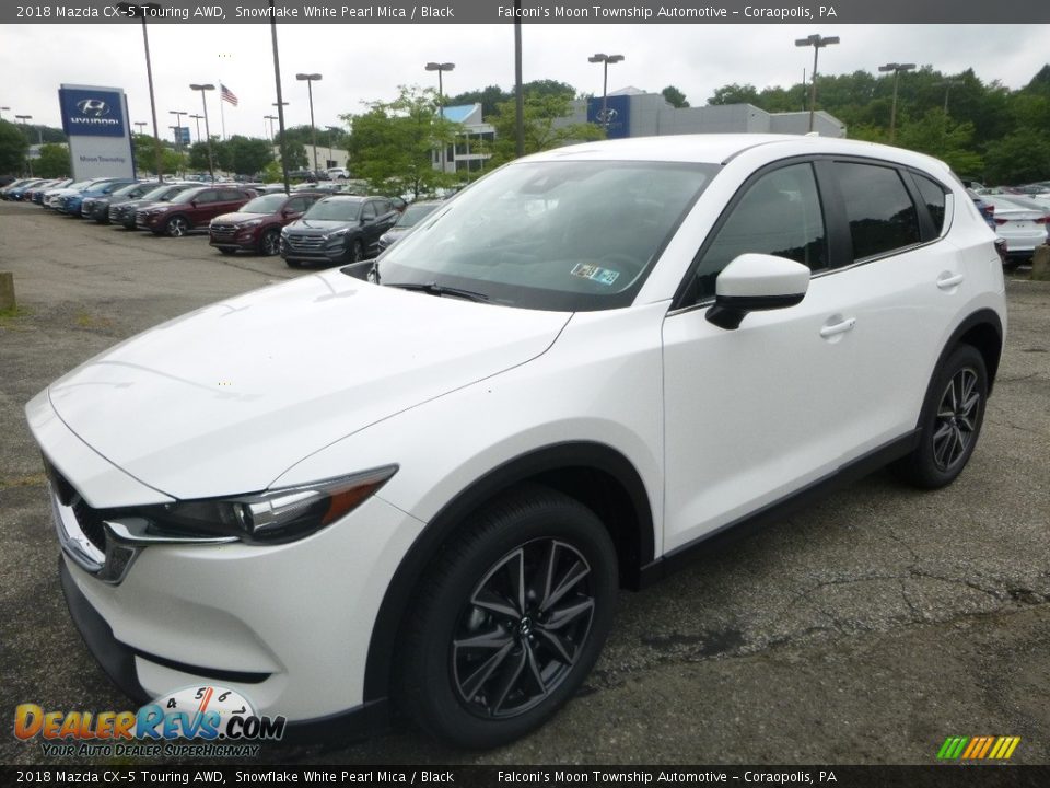 2018 Mazda CX-5 Touring AWD Snowflake White Pearl Mica / Black Photo #5