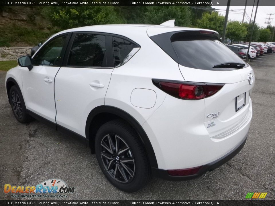 2018 Mazda CX-5 Touring AWD Snowflake White Pearl Mica / Black Photo #6
