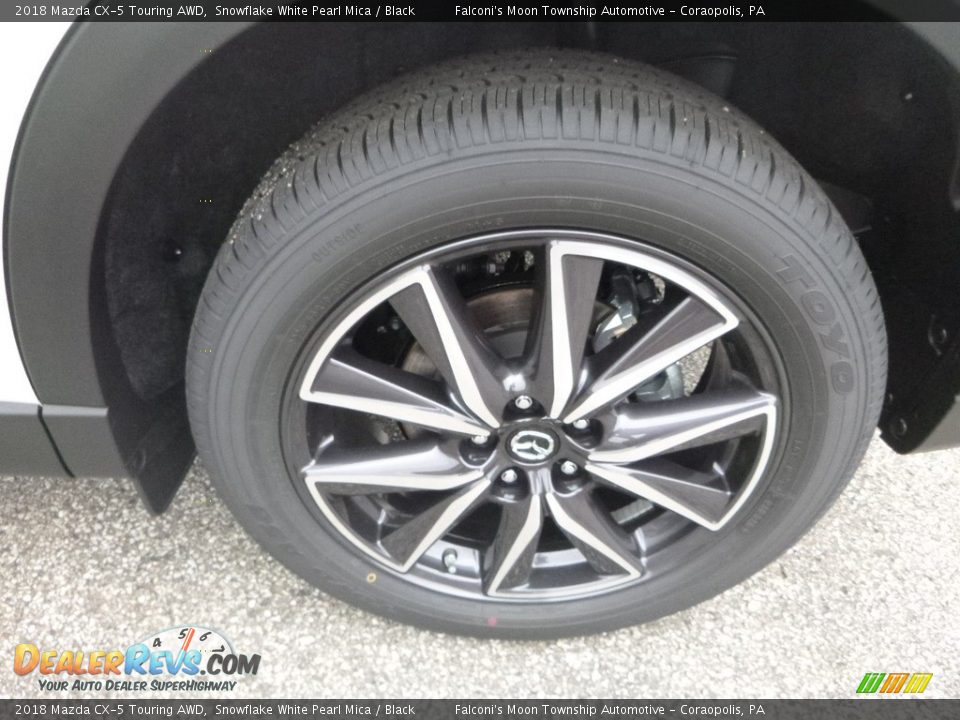 2018 Mazda CX-5 Touring AWD Snowflake White Pearl Mica / Black Photo #7