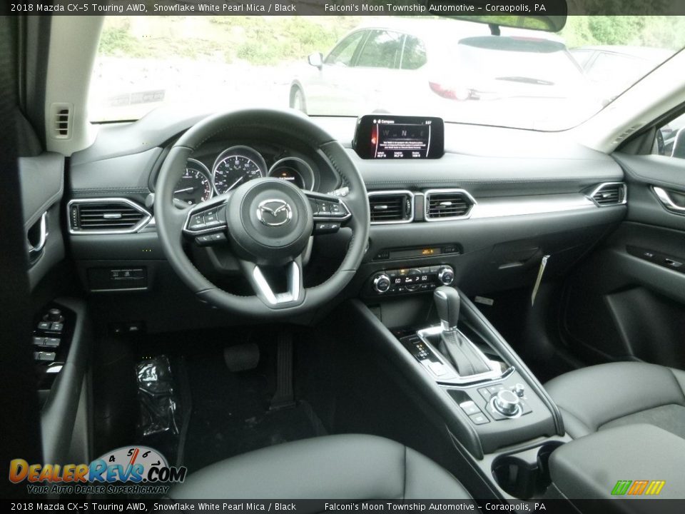 2018 Mazda CX-5 Touring AWD Snowflake White Pearl Mica / Black Photo #9
