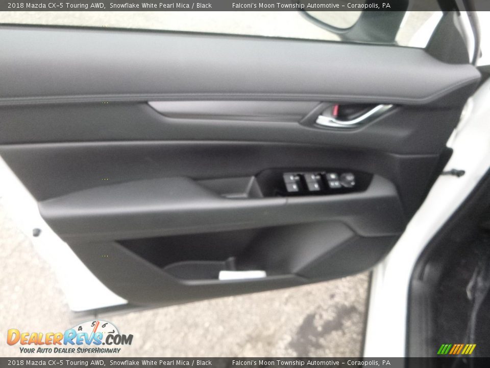 2018 Mazda CX-5 Touring AWD Snowflake White Pearl Mica / Black Photo #10