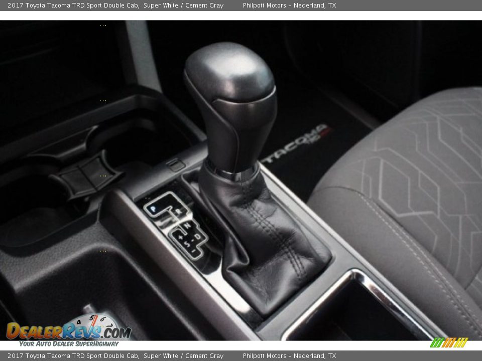 2017 Toyota Tacoma TRD Sport Double Cab Super White / Cement Gray Photo #19