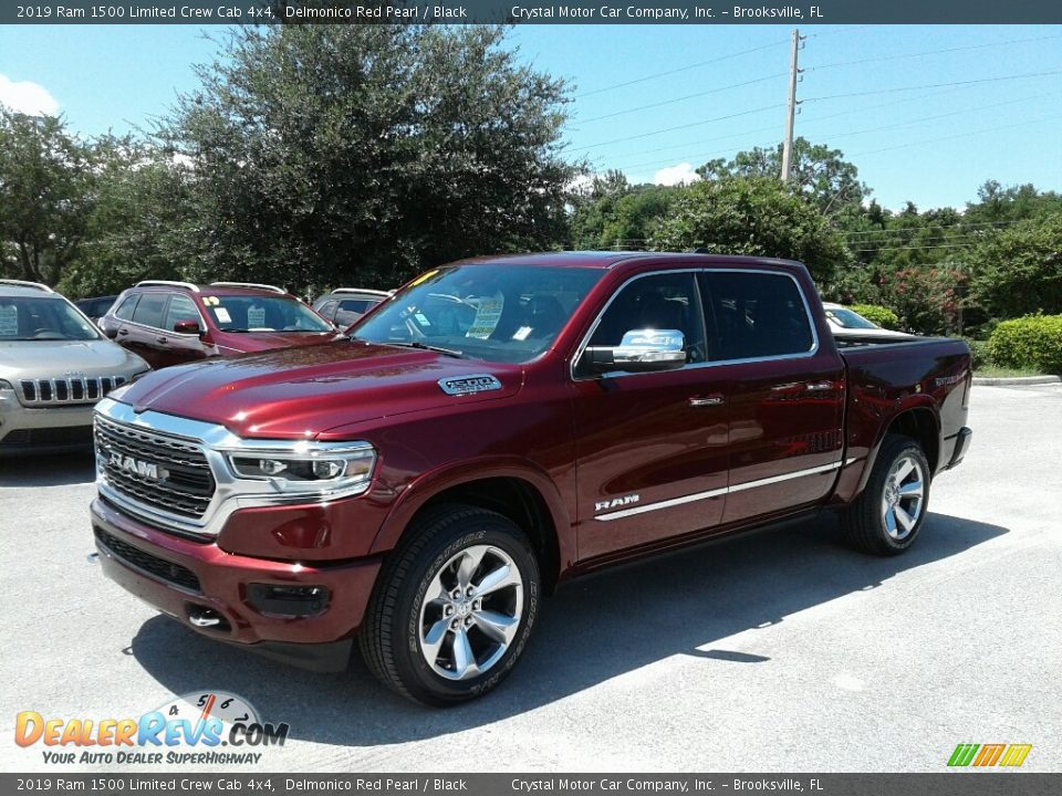 2019 Ram 1500 Limited Crew Cab 4x4 Delmonico Red Pearl / Black Photo #1
