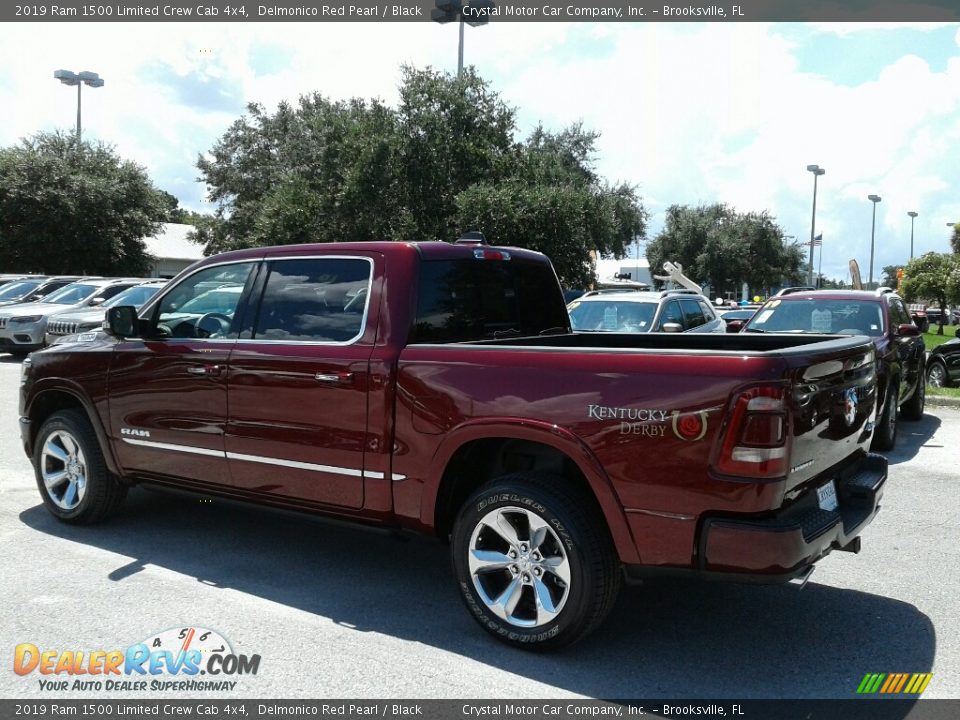 2019 Ram 1500 Limited Crew Cab 4x4 Delmonico Red Pearl / Black Photo #3