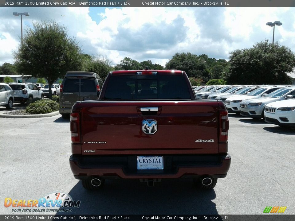 2019 Ram 1500 Limited Crew Cab 4x4 Delmonico Red Pearl / Black Photo #4