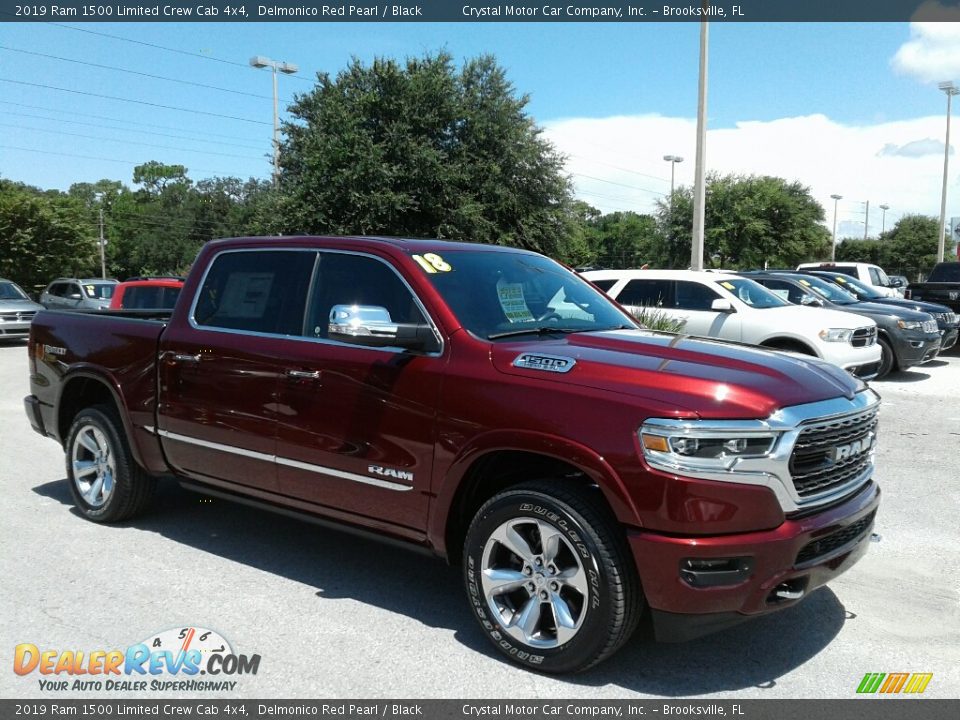 2019 Ram 1500 Limited Crew Cab 4x4 Delmonico Red Pearl / Black Photo #7