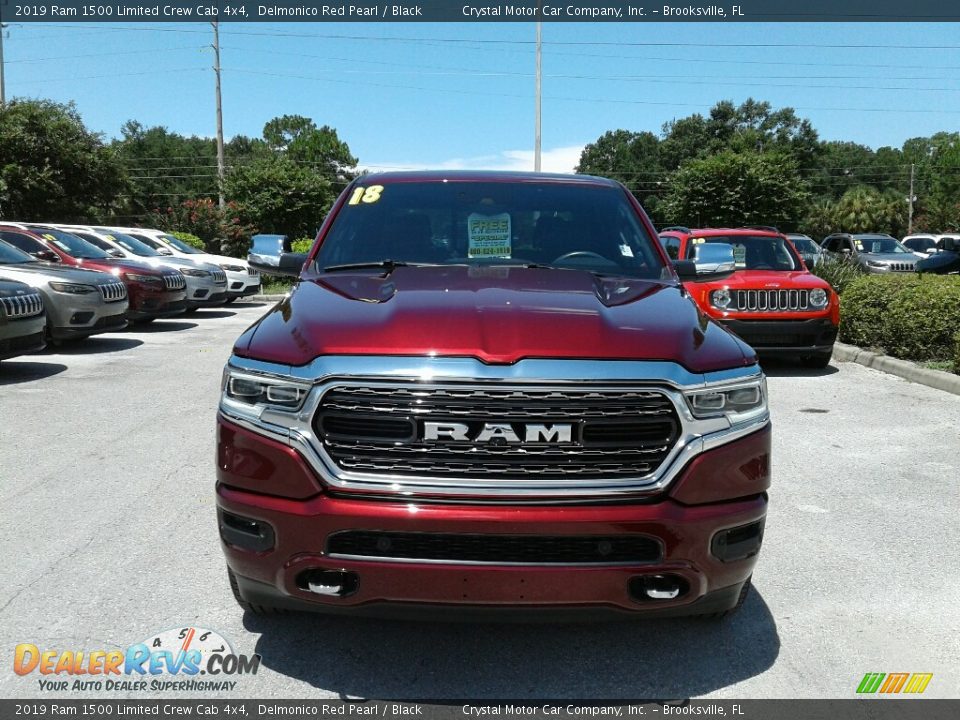 2019 Ram 1500 Limited Crew Cab 4x4 Delmonico Red Pearl / Black Photo #8