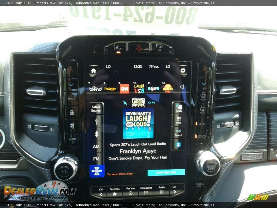 2019 Ram 1500 Limited Crew Cab 4x4 Delmonico Red Pearl / Black Photo #15